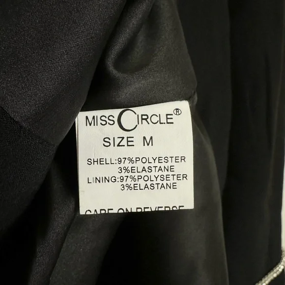 Miss Circle Quilla Black Feather Crystal Sleeve Backless Blazer Dress -  threedaughtersproperties.com